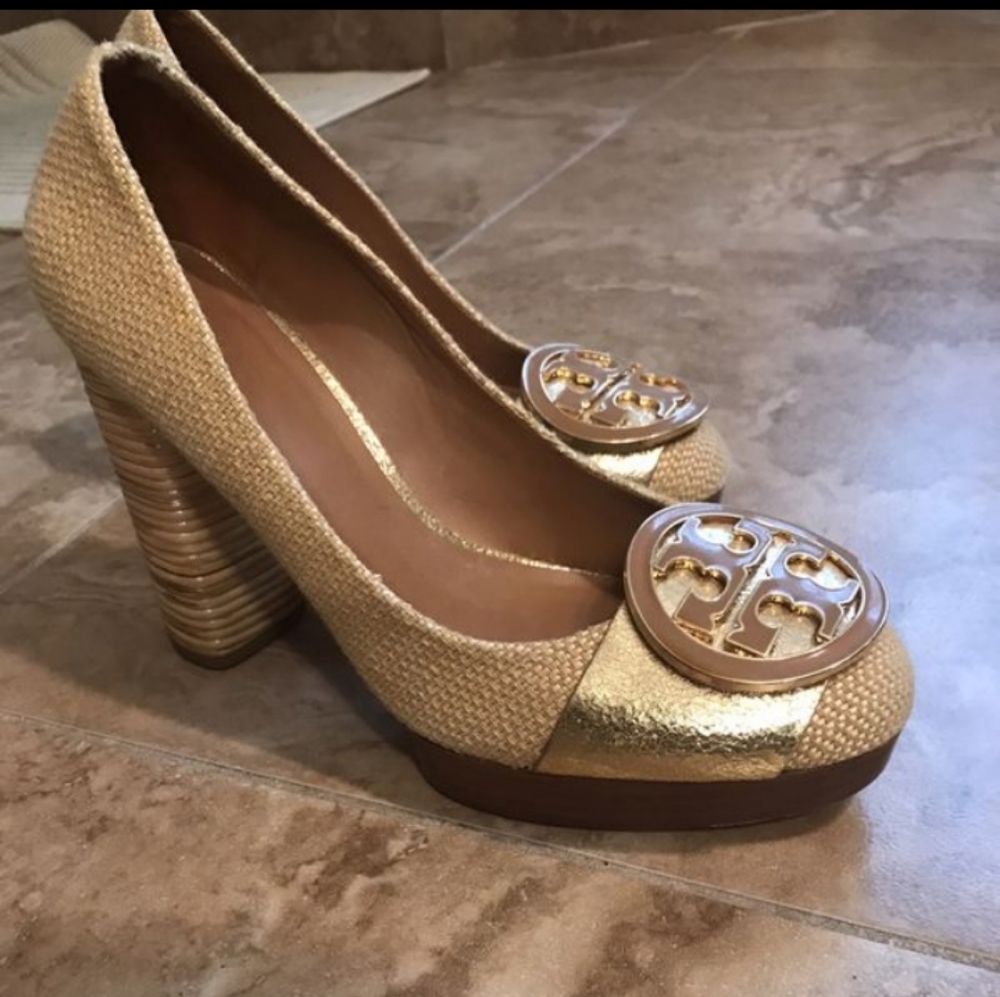 🎉🎊Host Pick 🎉Tory Burch Double Platform Heels